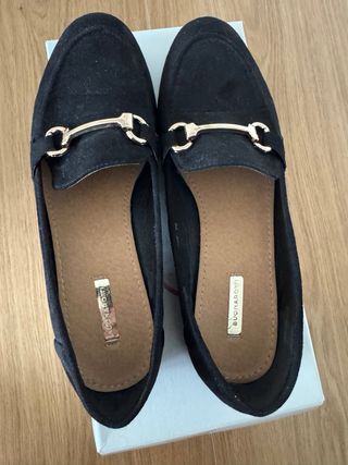 Mocasines negros talla 39 buonarotti sin usar