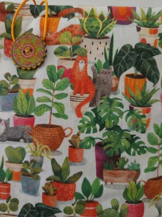 Funda de libro con marcapáginas