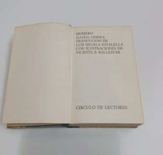 Libros Homero iliada odisea