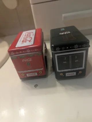 2 Camiones Lata Coca-Cola Navidad
