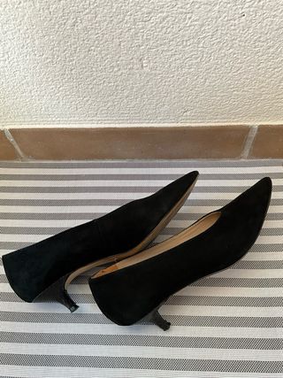 Zapatos negros Massimo Dutti T.36