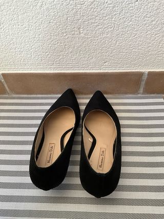 Zapatos negros Massimo Dutti T.36