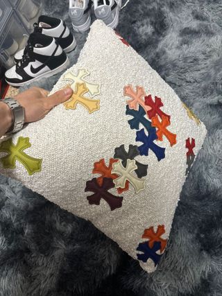 Cojín Decorativo Chrome Hearts Multicolor