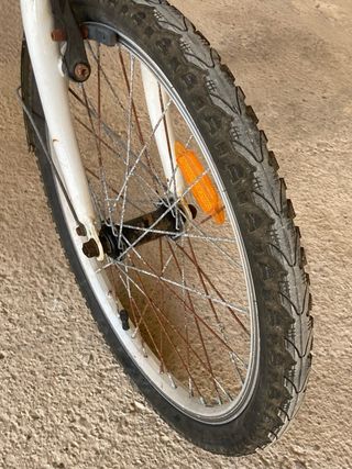 Bicicleta plegable Wayscral blanca 6V