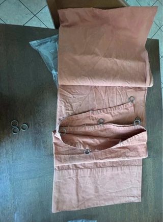 2 Tende Lavorazione Artigiana con anelli