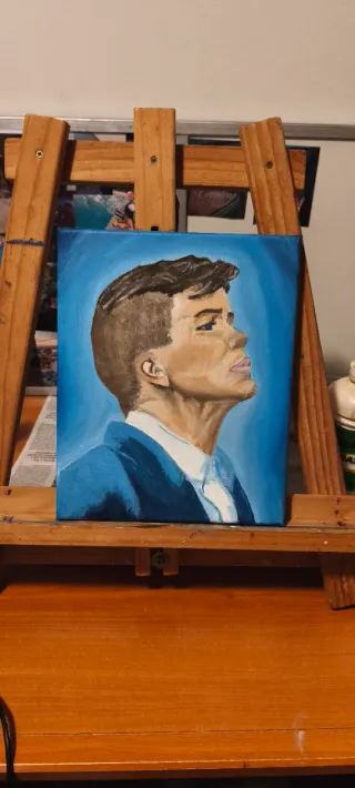 Cuadro Thomas Shelby (Peaky Blinders) hecho a mano