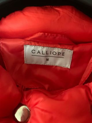 Piumino Calliope rosso manica 3/4