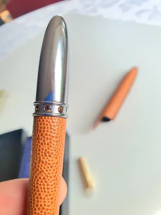 Pluma Estilográfica Peruzzo C. 24k Oro