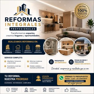 Reformas integrales obra, mejoramos presupuestos