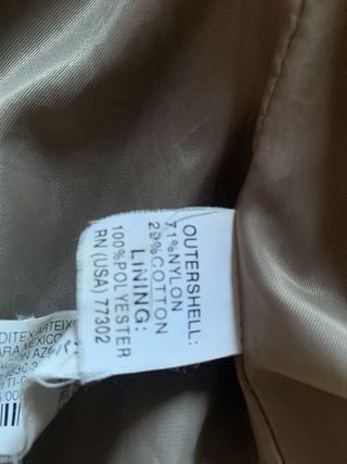 Chaqueta Zara tres cuartos negra