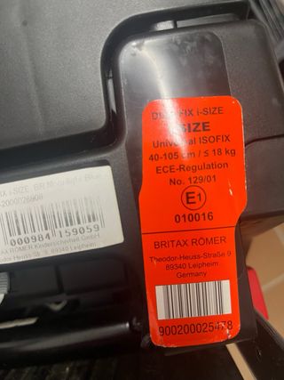 Silla coche Britax Romer Isofix 360