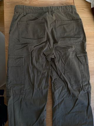 Pantalones cargo talla 38 verde oliva