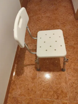 Silla ducha adulto con respaldo