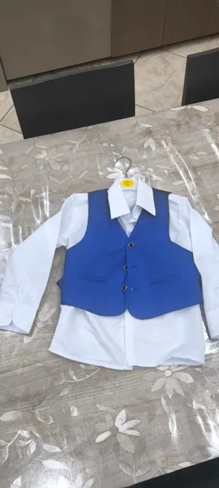 Completo elegante bambino blu