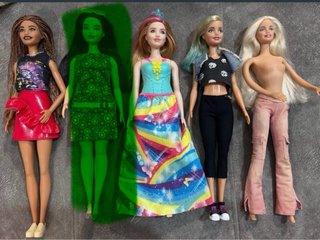 Lote 4 Muñecas Barbie