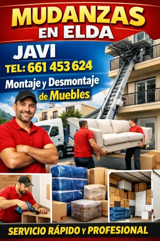 Mudanzas y Montaje de Muebles en Elda