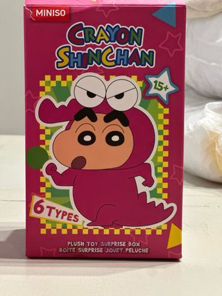 Crayon Shin Chan Labubu Peluche Rosa