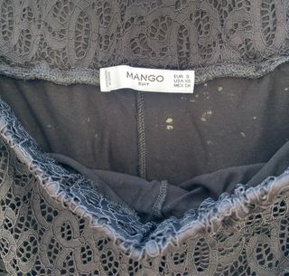 Pantalón negro Mango