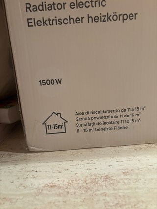 Radiador eléctrico blanco