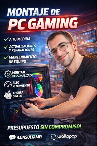 MONTAJE DE PC GAMING A MEDIDA + MANTENIMIENTO