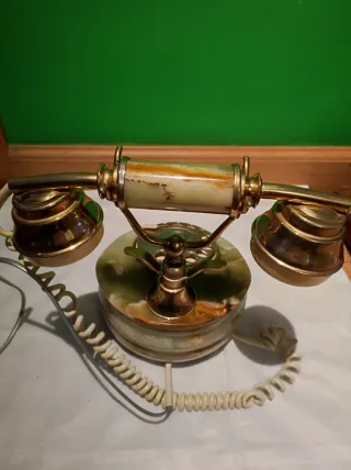 Teléfono antiguo de sobremesa Onyx