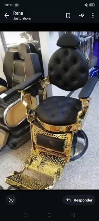 Buscó 2 sillones de barbería