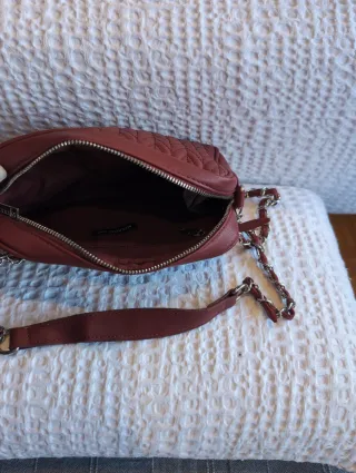 Bolso granate Misako acolchado