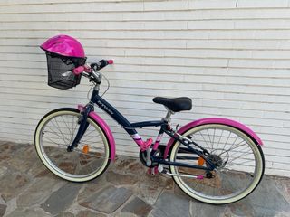 Bicicleta BTWIN 500 24 Azul y Rosa