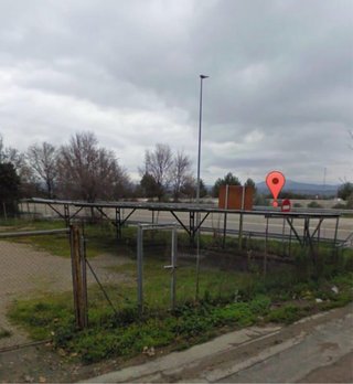Marquesina de chapa para 6 coches