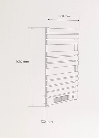 Asciugamani elettrico bianco