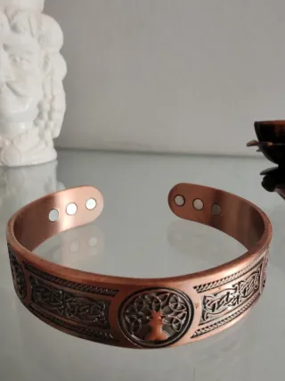 Bracciale Rame Magnetico Albero Vita Celtico