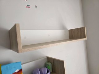 Habitación infantil litera y cama baja