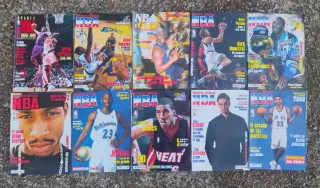 LOTE 10 REVISTAS OFICIAL NBA