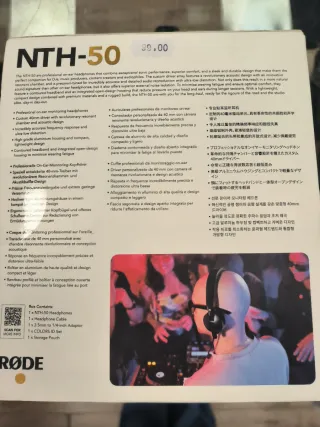 Rode NTH-50 Auriculares Profesionales On-Ear