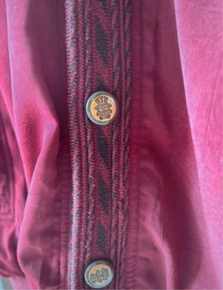 Giubbotto bomber vintage bordeaux L anni 90
