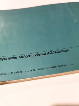 Manual BMW E12 520