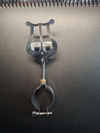 Atril para clarinete y soporte