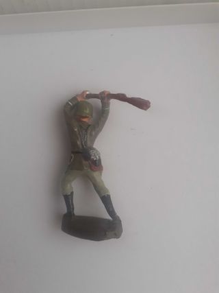 Figura soldado Elastolin antigua
