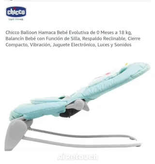 Hamaca Bebé Chicco Balloon Evolutiva 0-18kg