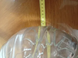 Botella de licor vintage de cristal