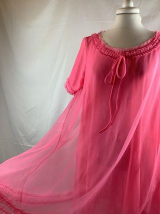 Veste da notte vintage rosa taglia 44