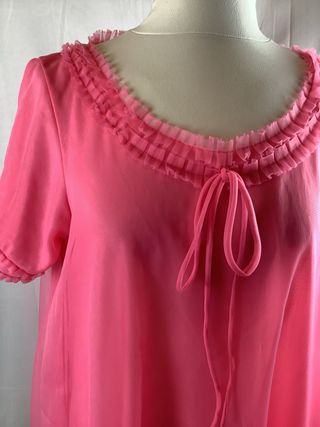 Veste da notte vintage rosa taglia 44