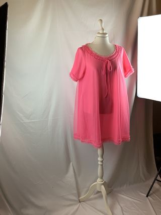 Veste da notte vintage rosa taglia 44