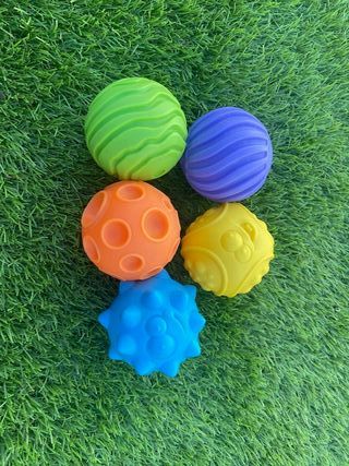 Set 5 pelotas sensoriales para niños