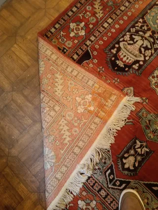 Alfombra de lana multicolor