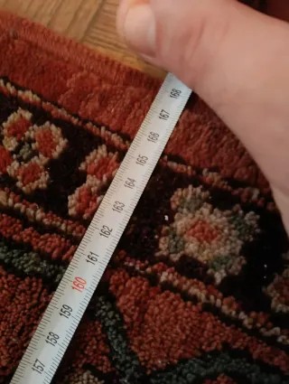 Alfombra de lana multicolor