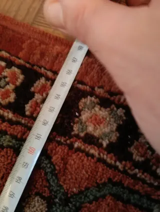 Alfombra de lana multicolor