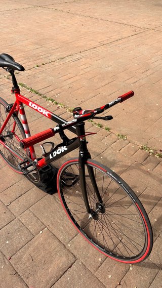 Bicicleta Fixie LOOK Rossa