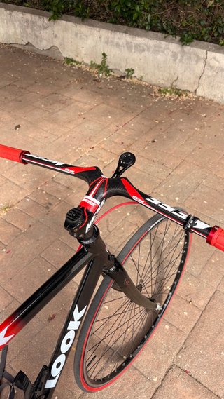 Bicicleta Fixie LOOK Rossa