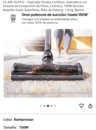 Aspiradora LG CordZero Mano